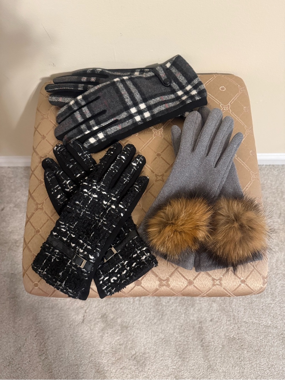 Women’s Winter Fall Gloves Set of Three
